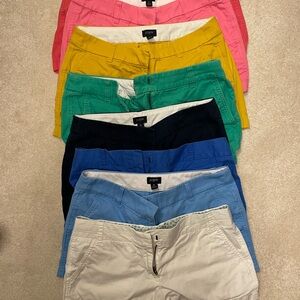 J. Crew Women's Colorful Shorts Collection